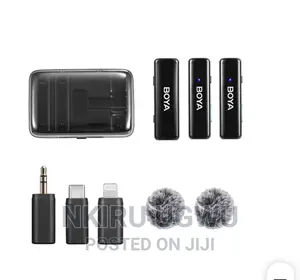BOYALINK Wireless Mic For iPhone Android DSLR Camera