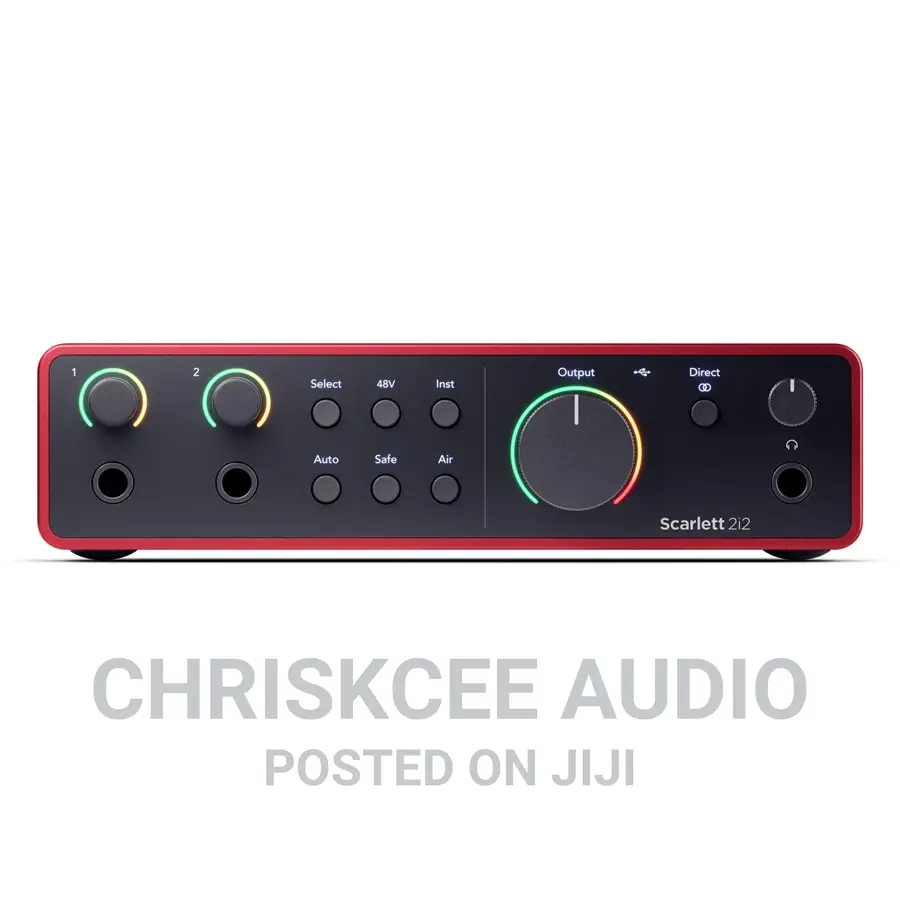 Focusrite Scarlett 2i2 4th Gen Usb Audio Interface