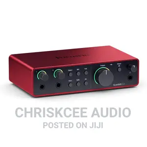 Focusrite Scarlett 2i2 4th Gen Usb Audio Interface