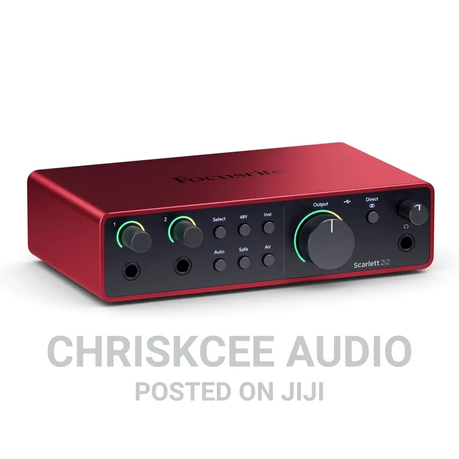 Focusrite Scarlett 2i2 4th Gen Usb Audio Interface