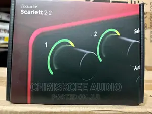 Focusrite Scarlett 2i2 4th Gen Usb Audio Interface