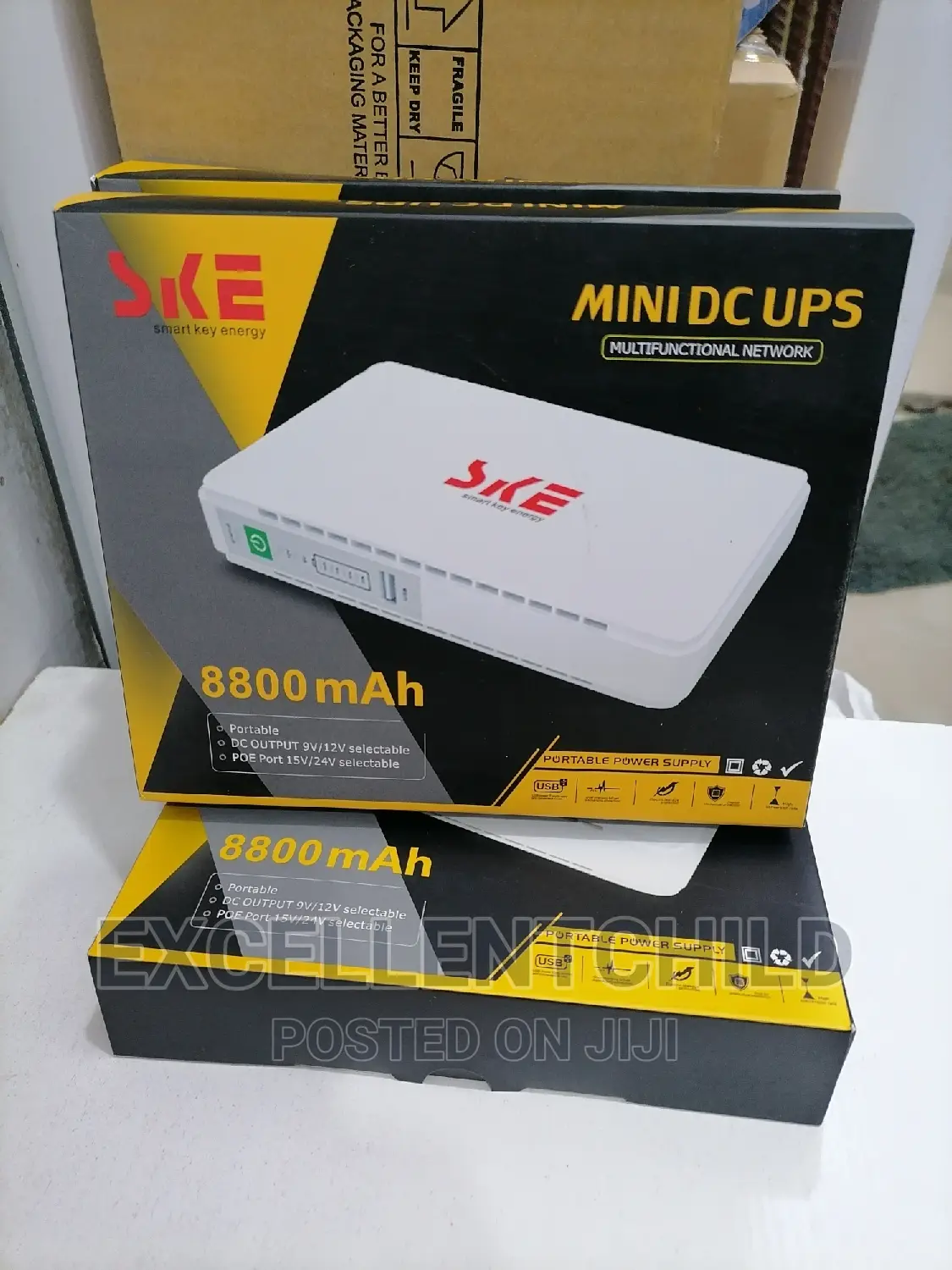 SKE (Router Power Bank) MINI DC UPS 8800mah Multifunctional