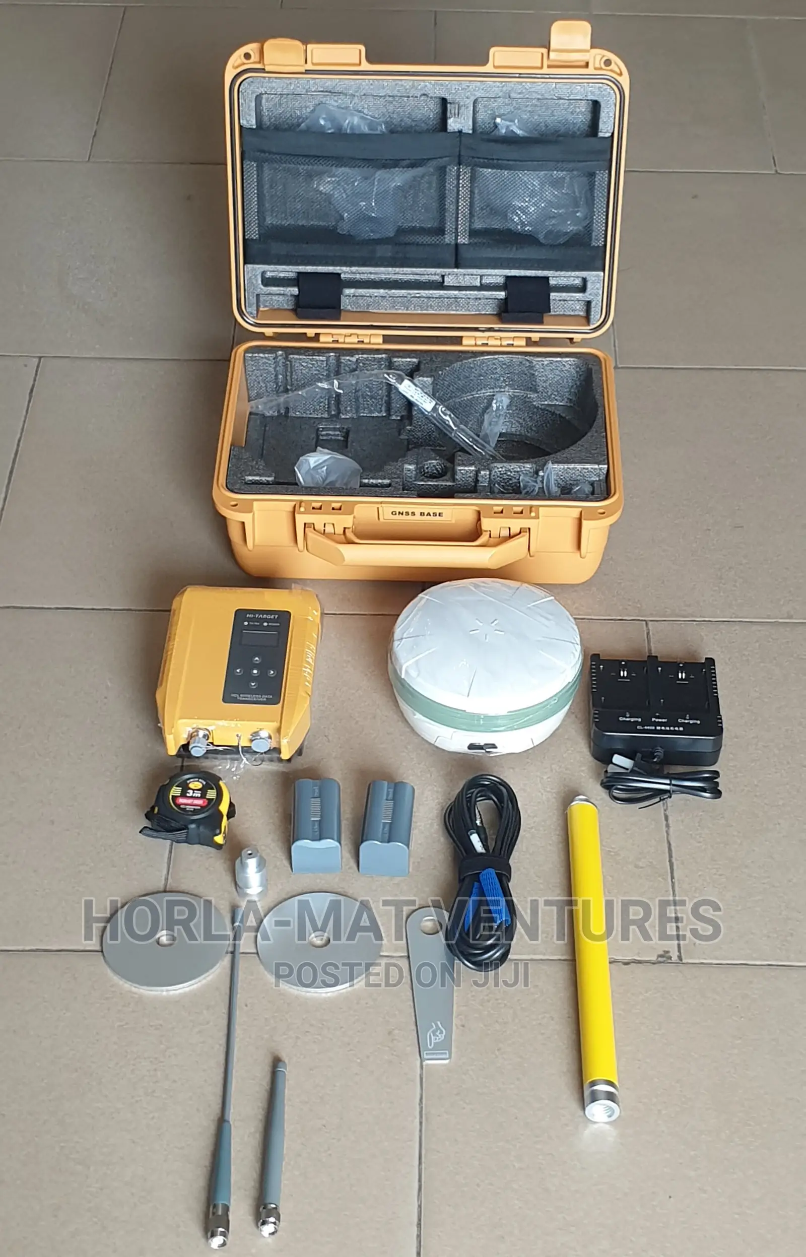 Hi-target Differential Gps With Base, Rover & Accessories