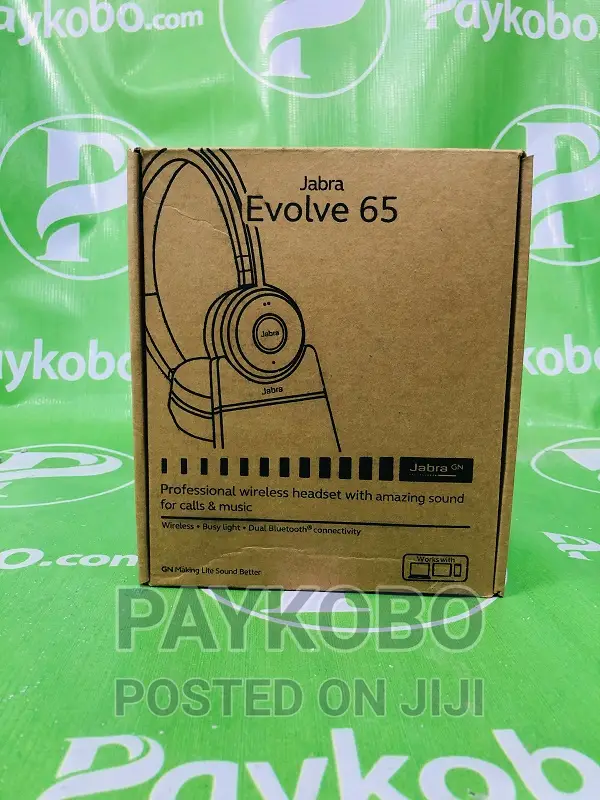 Jabra Evolve 65 Ms Stereo Headset With Charging Stand