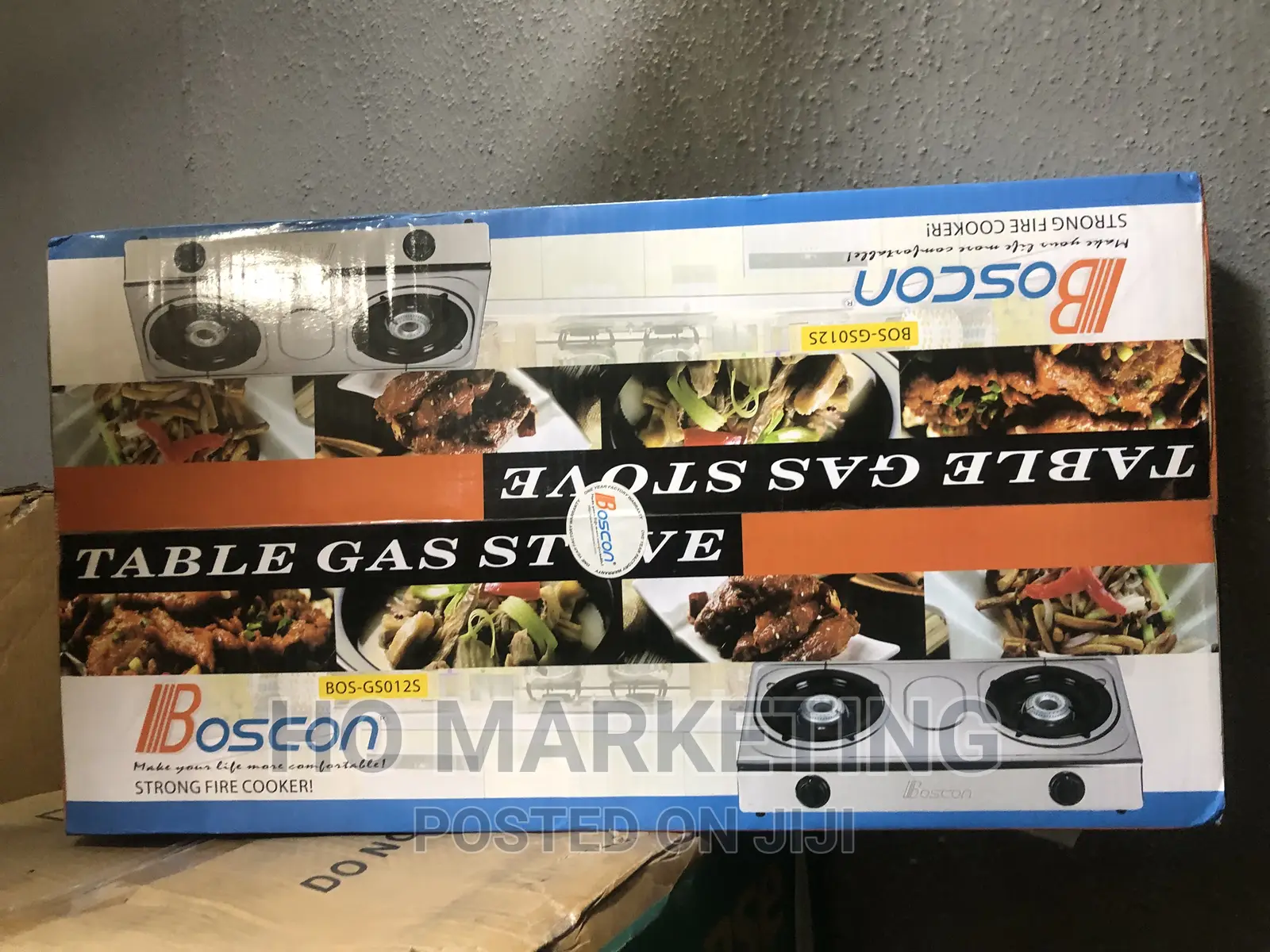Table Top Gas Cooker Boscon 2 Burner