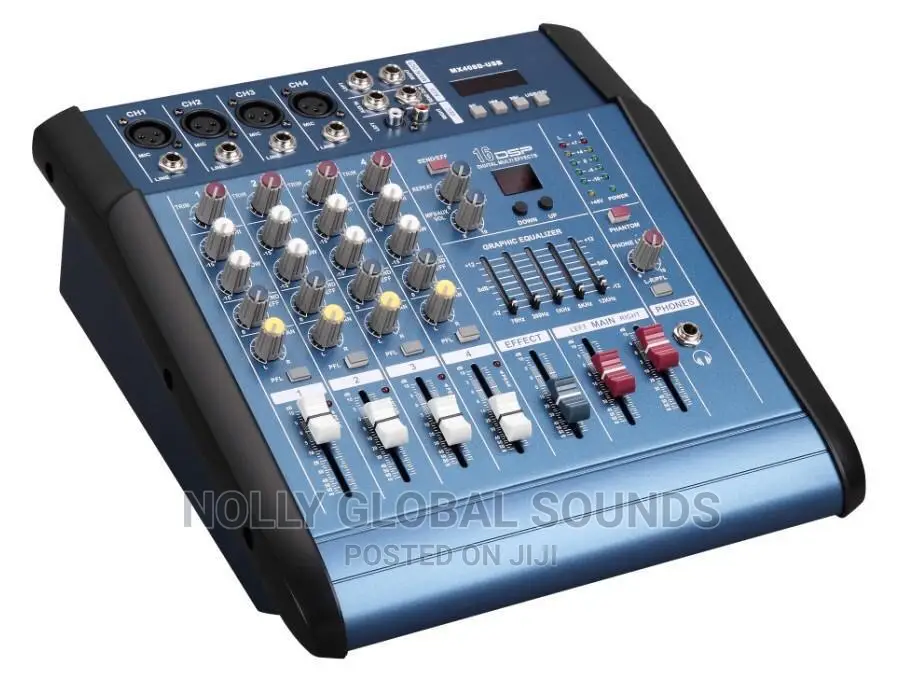 Motorcycle Mixer Yamaha 4 Channel Powered Mixer With Built-in Amp. USB, DSP - NOLLY ...