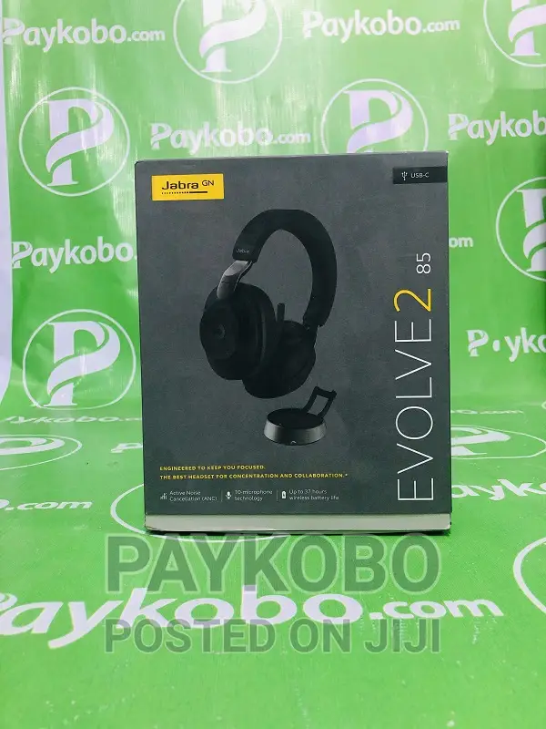 Jabra Evolve2 85 Noise-Canceling Wireless Stereo Headset