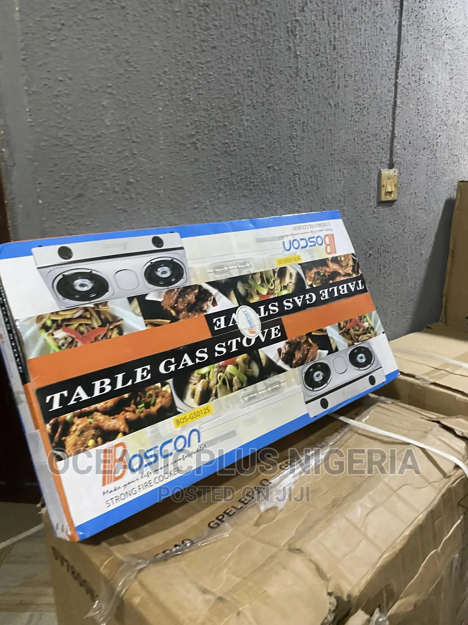 Standard Quality Boscon Table Top Double Burner Gas Cooker