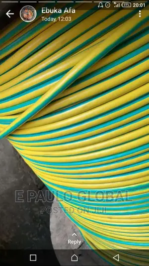 50mm Eating Cable Yellow and Green Earth Cable