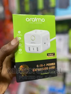 Oraimo Powerhub C 6-in-1 Expansion Cube Extension Charger