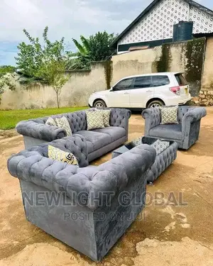 Sweet Quality 7 Seater Living Room Fabric Made Sofa Chair.
