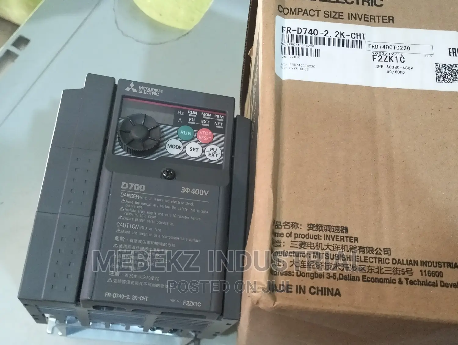 Mitsubishi Inverter/VFD FR-D740-2.2-cht