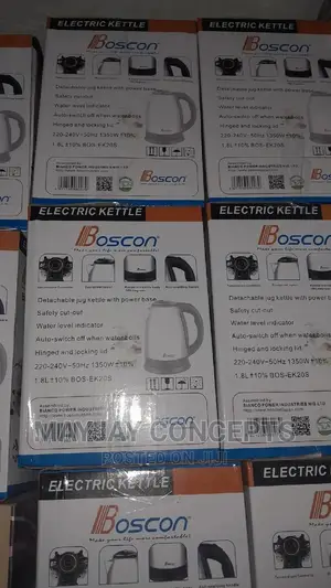 Boscon Electric Stainless Jug/Kettle - 1.8litres - 1350watts