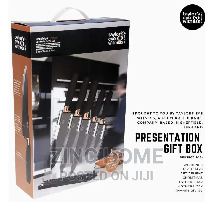 Taylor's Eye Witness 6pc Knife Set - Copper