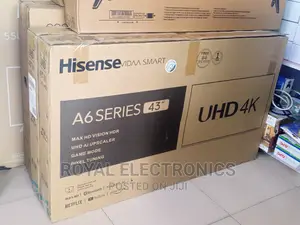 Original Hisense 43 Inch A6H Series UHD Smart TV