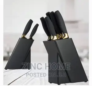 Taylor's Eye Brooklyn Brass Knife Block Set