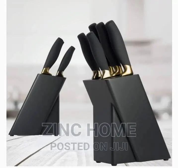 Taylor's Eye Brooklyn Brass Knife Block Set