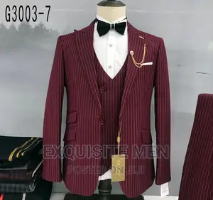 Turkish Maligan Bold Stripe Men's Suit