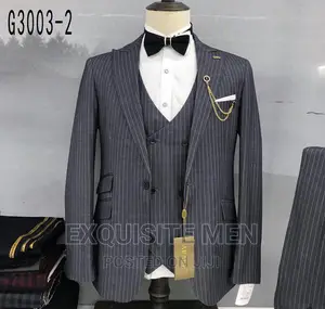 Turkish Maligan Bold Stripe Men's Suit