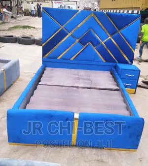 4 and a Half by 6 Padded Bedframe