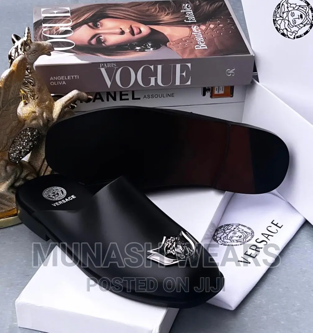 Versace Leather Half Shoe