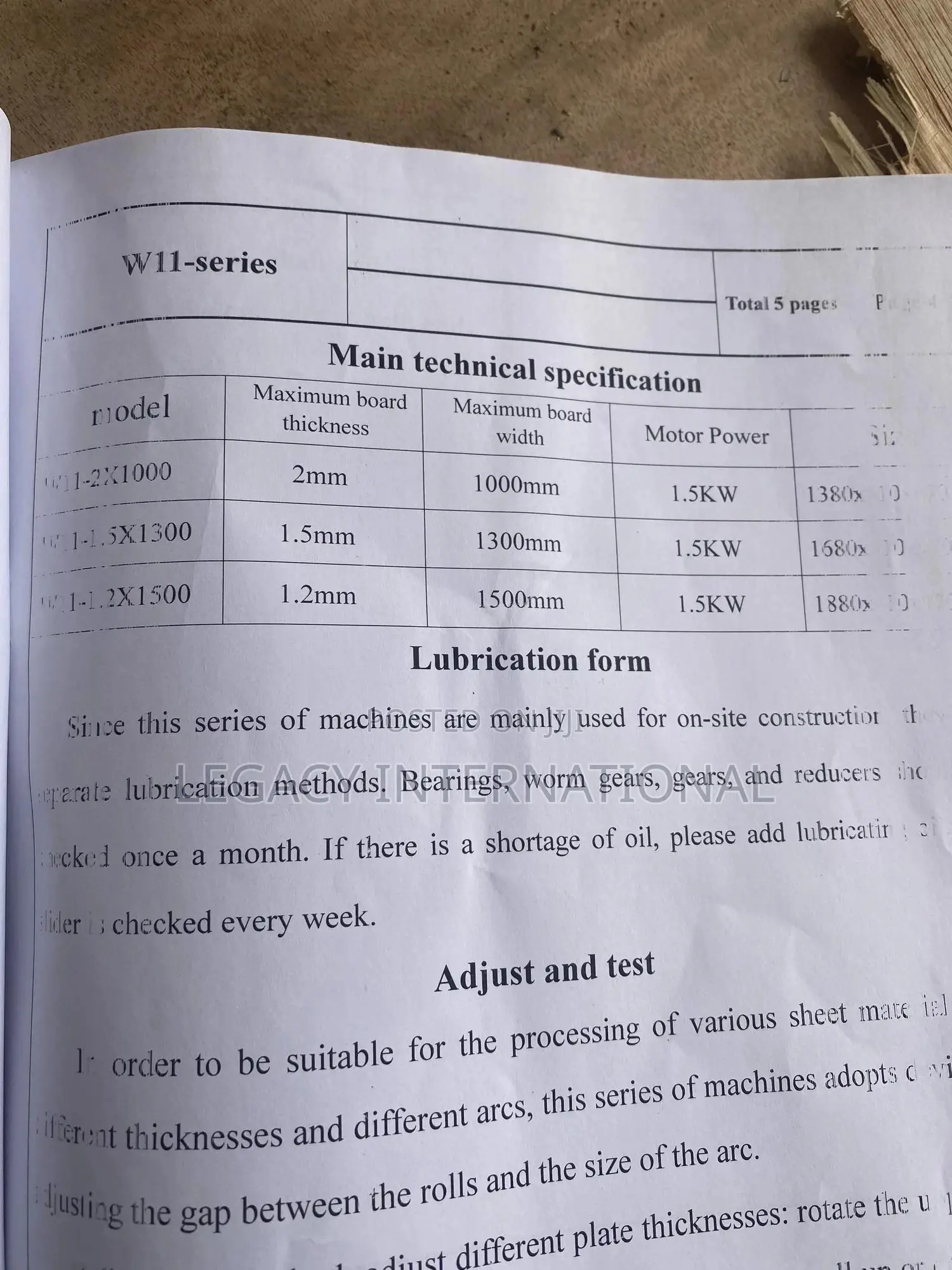 Electric Slip Roll Machine