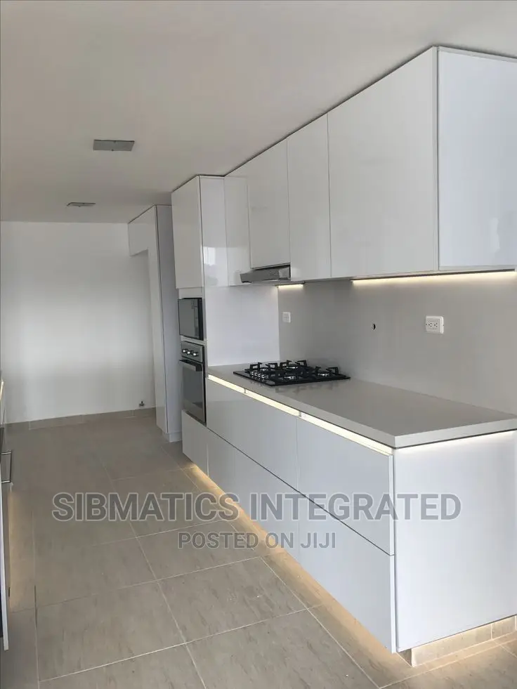 Corian Finished Kitchen Cabinets