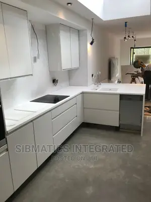 Corian Finished Kitchen Cabinets
