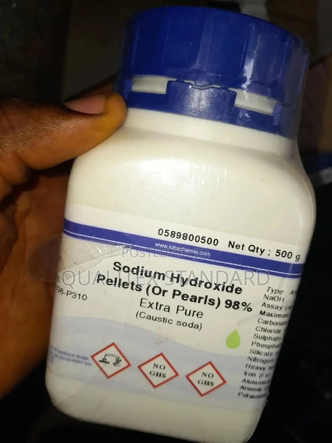 500g Standard Sodium Hydroxide