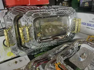 Gold and Silver Tray 3 in 1