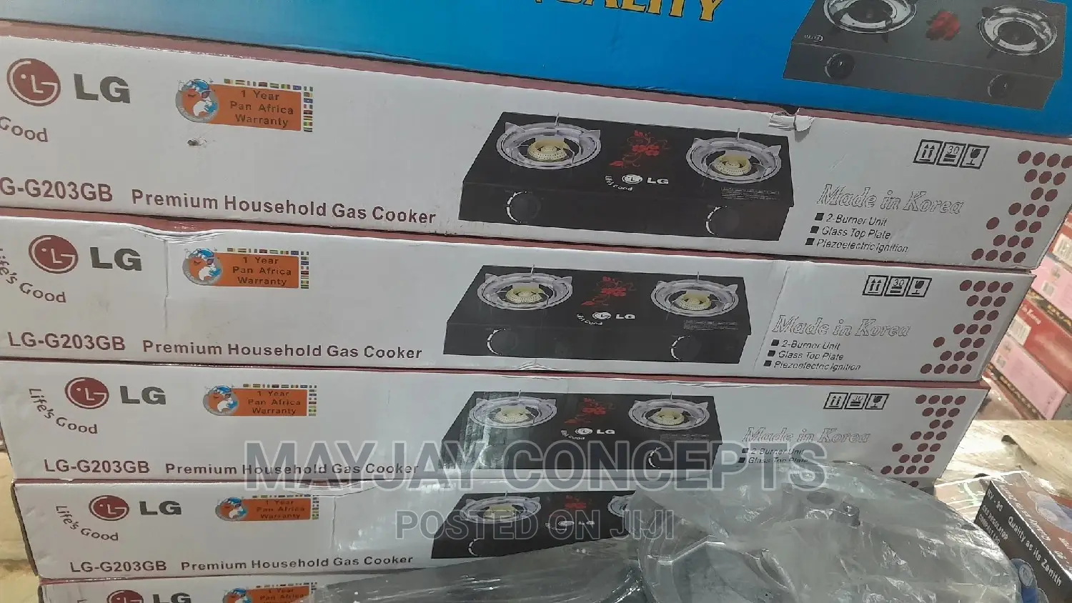 LG Thick Glass Top Table Burner-Automatic Ignition