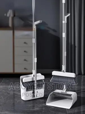 3 in 1 Broom Dustpan Set Home Folding Windproof Floo