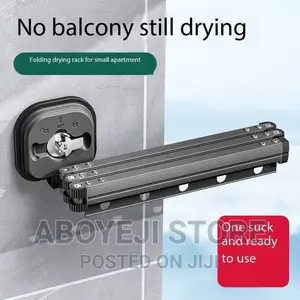 Metal Wall Display Hanging Pole for Closet With Windproof
