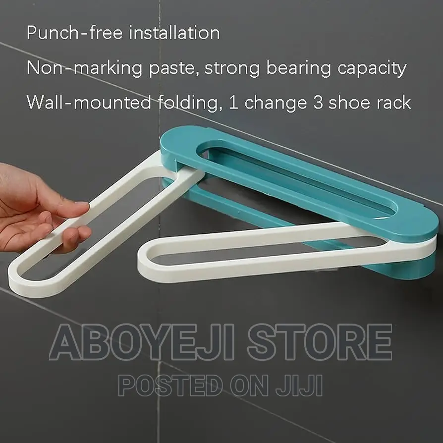 3in1 Foldable Shelf Slipper Rack Hanging Shoe Organizer,