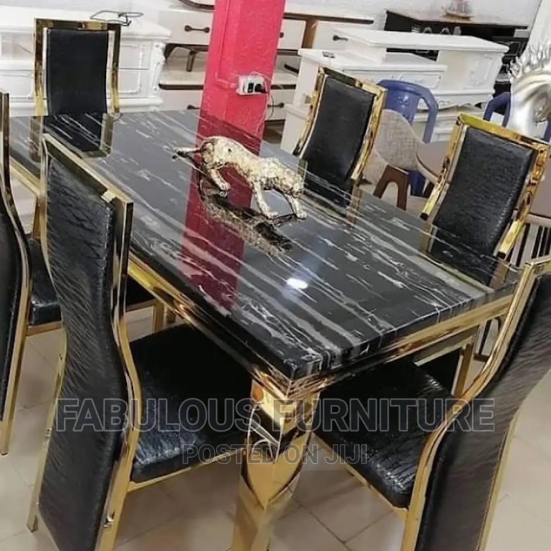 Marble Top Dining Set