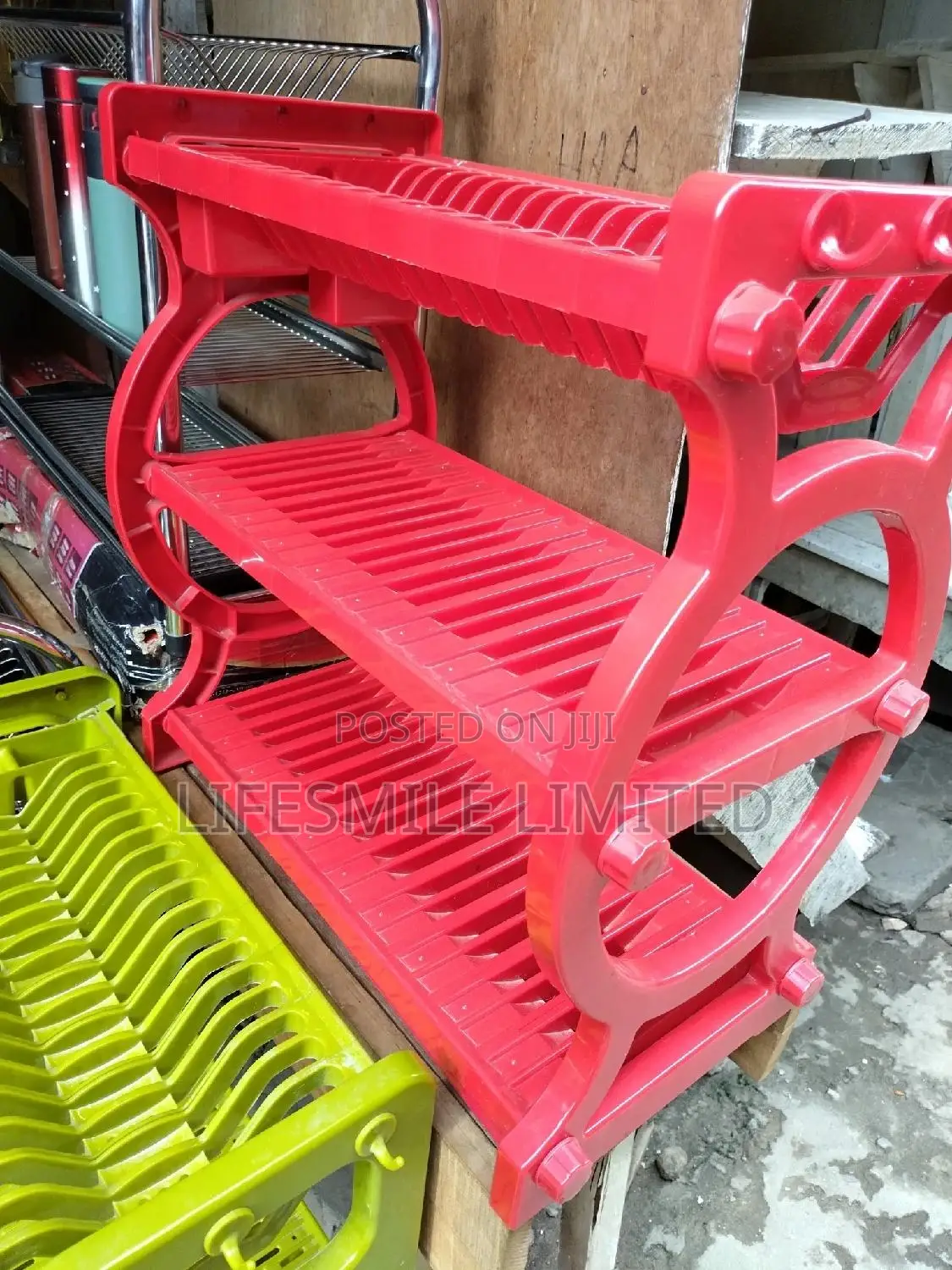 3 Layers Plastic Dish Rack