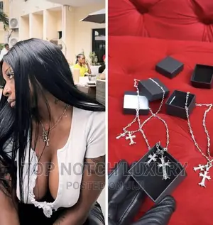 High Quality Luxury Chrome Heart Necklace