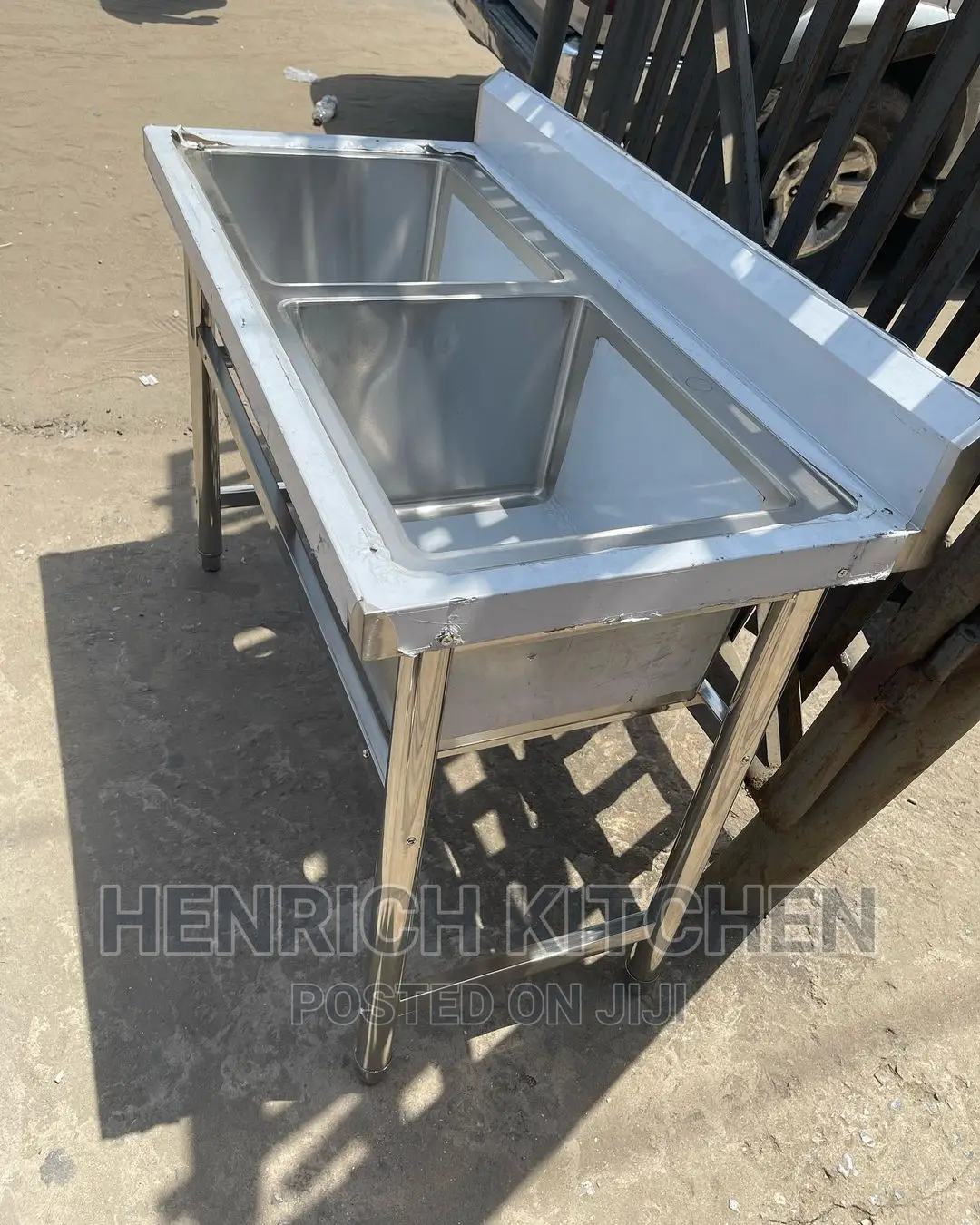Double Kitchen Industrial Sink