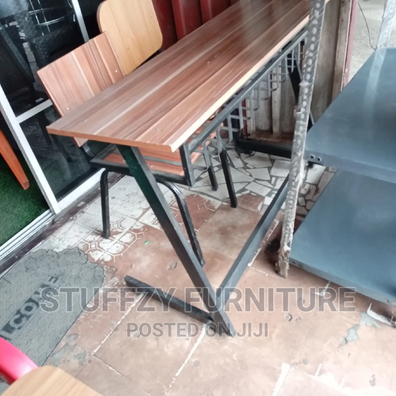 Double Seaters Students Tables With 2 Chairs