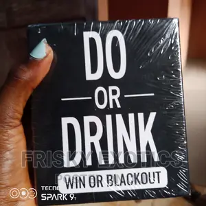Black Do or Drink Adult Party Card Games