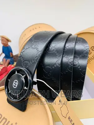 Men Luxury Leather Belts