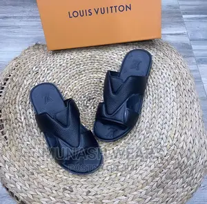 Louis Vuitton Leather Slipers