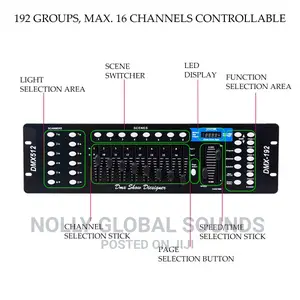 DMX 512 Stage DJ Light Controller