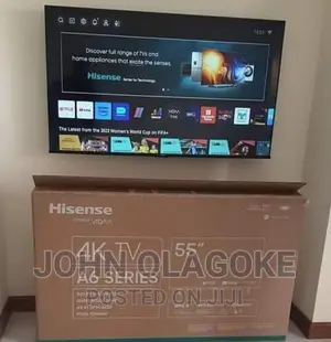 Hisense A6 Series 55-Inch Class UHD Smart 55A6H Black