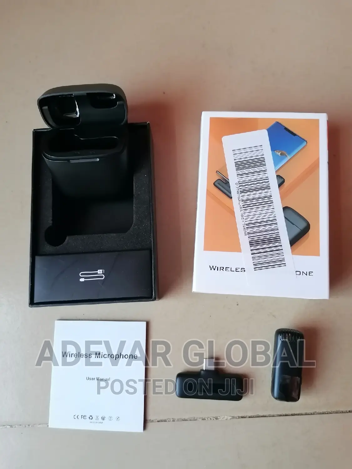 Wireless Android Type C Microphone With Charging Box