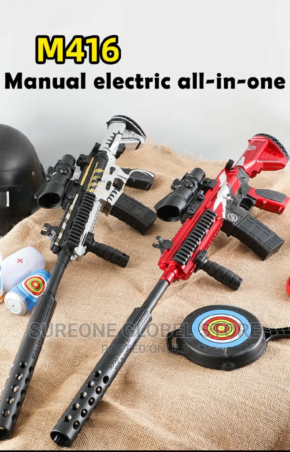 Electric M416 Toy Gun Automatic Gel