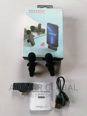 Wireless Lapel Microphone Plug Play Type-C iPhone - 2 Mic