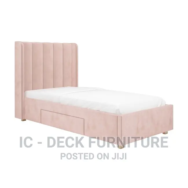 Bdf28 Single Bed Frame 3.5ft X 6ft With Storage Drawer