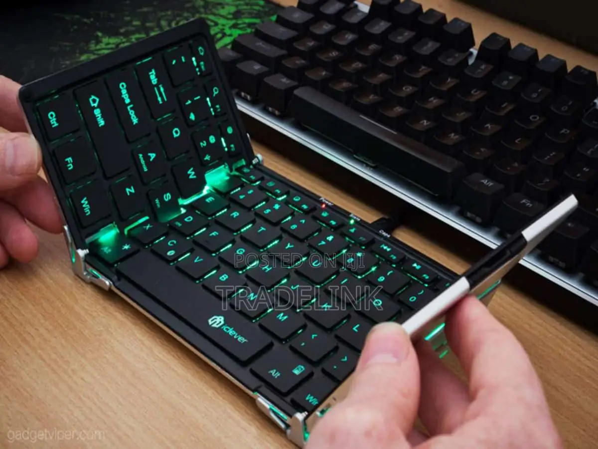 Foldable Bluetooth Keyboard With Numeric Keypad