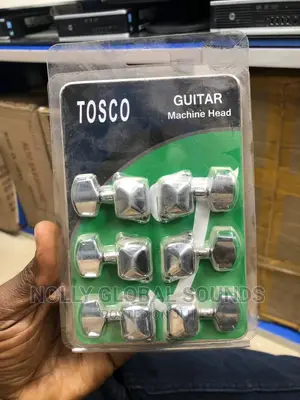 Metal Tuning Pegs, for Acoustic Guitar, Replacement(Silver)